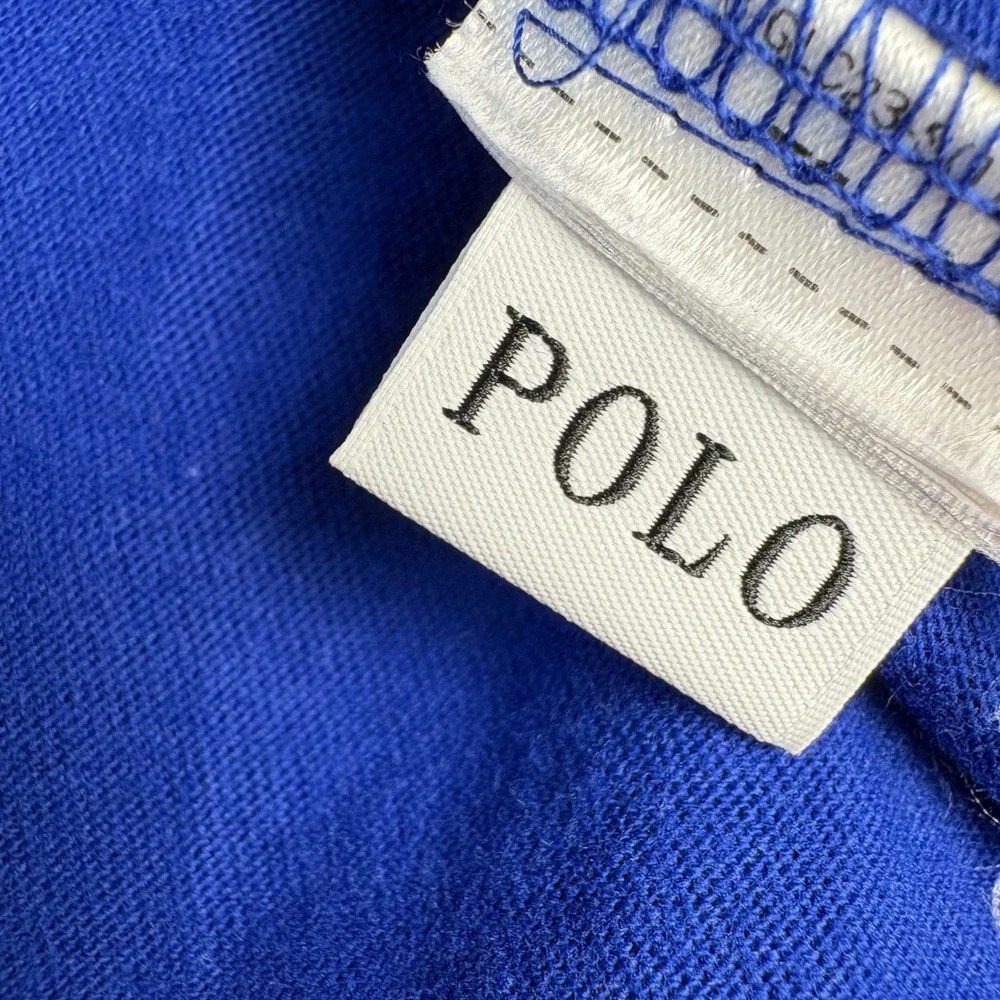 Polo Ralph Lauren Mens XXL Royal Blue Short Sleeve Pony Logo Crew Neck T-Shirt